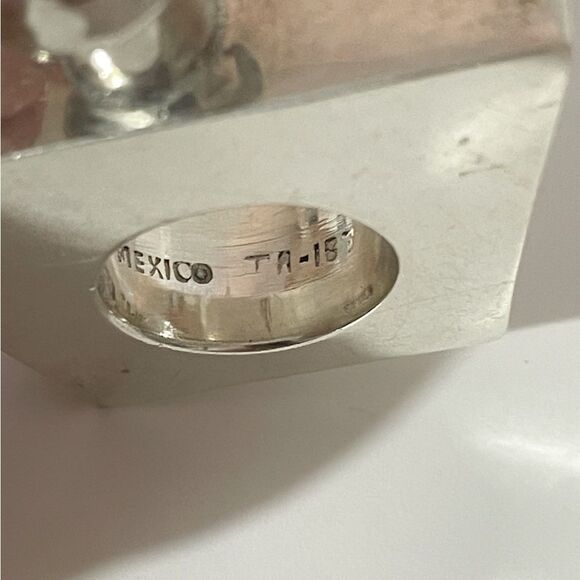 Sterling Silver Geometric Perfume Bottles Duo - Picture 9 of 11